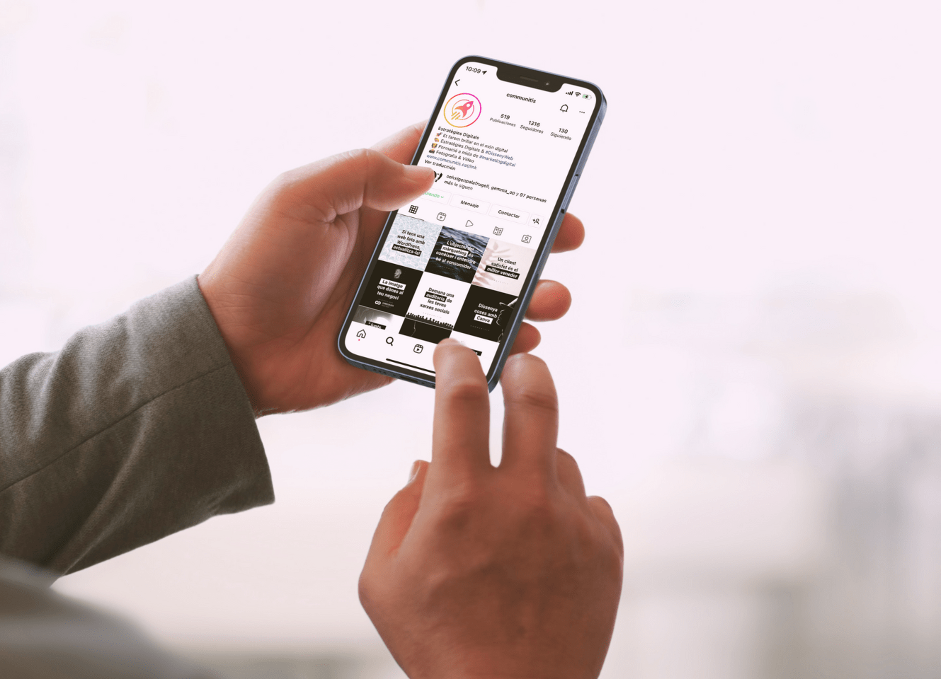 Perfil de Instagram Business