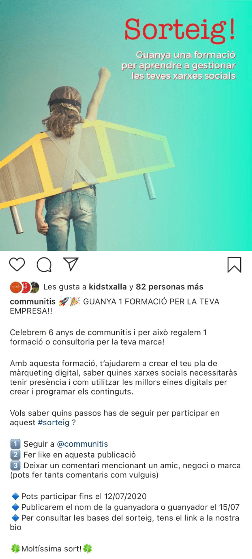 Com publicar un sorteig a Instagram