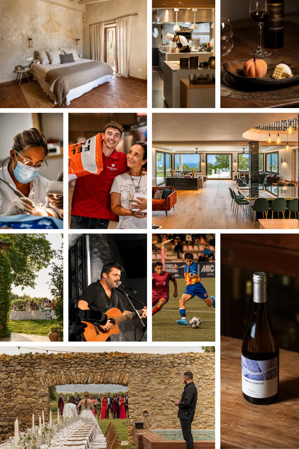 Selecció de fotografies de David Garcia sobre interiorisme, gastronomia, esport i esdeveniments